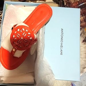 Antonio Melani Hot orange sandals
